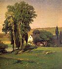 George Inness Old Homestead painting